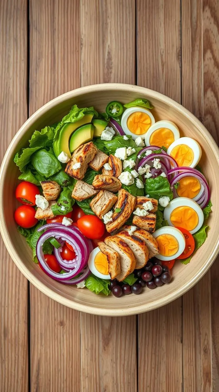 Ensalada con pollo y palta